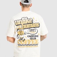 Koszulka męska UNLIKE HUMANS T-SHIRT ESPRESSO ulhtm10546104 kolor beżowy