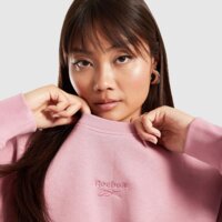 Damska bluza REEBOK BLUZA CROPPED CREWNECK RICHARD 100241207 kolor różowy
