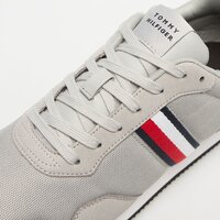 Męskie buty TOMMY HILFIGER LO RUNNER MIX fm0fm04958prt kolor szary