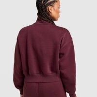 Damska bluza NIKE BLUZA W NSW PHNX FLC CRP dq5767-652 kolor bordowy