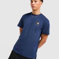 Koszulka męska THE NORTH FACE T-SHIRT M SMALL BOX REGULAR SS TEE nf0a8gxp92a1 kolor granatowy