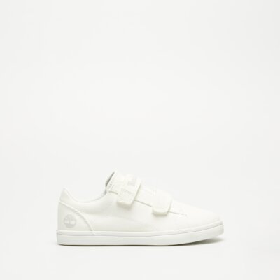 TIMBERLAND STONE JUMP LOW HOOK & LOOP SNEAKER WHITEOUT CANVA