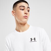 Koszulka męska UNDER ARMOUR T-SHIRT UA SML LOGO TEE WHITE 1326799-100 kolor biały