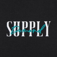 SUPPLY & DEMAND BLUZA Z KAPTUREM FUSA HD BLK suptm16787090 kolor czarny