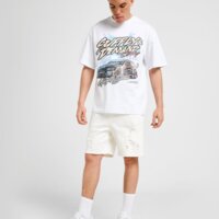 Męskie spodenki SUPPLY&DEMAND SZORTY MILEA SHT WHT-WHT suptm17807010 kolor szary