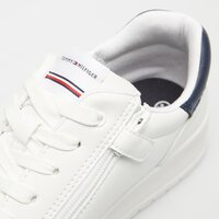 Buty dziecięce TOMMY HILFIGER FLAG LOW CUT LACE-UP t3x9333561355100 kolor biały