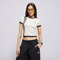 Koszulka damska ADIDAS T-SHIRT KNITTED 3S TEE jj0961 kolor kremowy