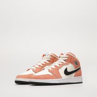 Buty dziecięce AIR JORDAN 1 MID SE dv1336-800 kolor pomarańczowy