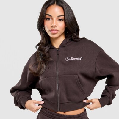 HOODRICH BLUZA ROZPINANA Z KAPTUREM CROP POISE
