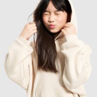 Bluza dziecięca JORDAN BLUZA Z KAPTUREM WJ BRKN FLC PO HOODIE 45f136-xae kolor beżowy