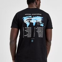 Koszulka męska MCKENZIE T-SHIRT TOUR TEE BLK-BLK mcktm16442007 kolor czarny