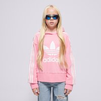 Bluza dziecięca ADIDAS BLUZA Z KAPTUREM (G) TREFFOIL OH CRP GIRL hk0281 kolor różowy