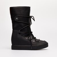 Damskie buty CALVIN KLEIN HIDDEN WEDGE CUPSOLE SNOW BOOT yw0yw00772bds kolor czarny