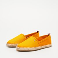 Damskie buty TOMMY HILFIGER BASIC TOMMY FLAT ESPADRILLE fw0fw06497sg3 kolor pomarańczowy