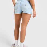 Spodenki damskie JUICY COUTURE SZORTY DMNT LGO DNM SHT L'BLU jcjdw387431 kolor niebieski