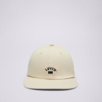 Damska  czapka z daszkiem LEVI'S CZAPKA LAZY GIRL LOGO CAP  000ag-0002 kolor beżowy