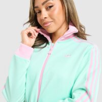 Damska bluza ADIDAS BLUZA ROZPINANA CLASSIC TT kx6019 kolor miętowy