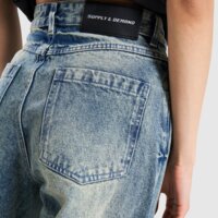 Spodnie damskie SUPPLY&DEMAND SPODNIE BARREL JEANS suptw18253718 kolor niebieski