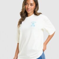 Koszulka damska ADIDAS T-SHIRT VACATION SEASON lf9063 kolor biały