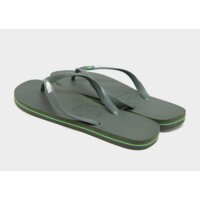 Męskie klapki HAVAIANAS BRASIL LOGO 4110850-5983 kolor zielony