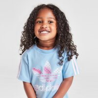 ADIDAS KOMPLET T-SHIRT&SZORTY G jw4889 kolor niebieski
