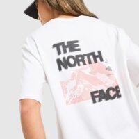 Koszulka damska THE NORTH FACE T-SHIRT OVERSIZE DARK MATTER nf0a8h86fn41 kolor biały