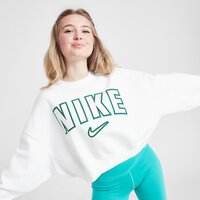 Bluza dziecięca NIKE BLUZA G NSW TREND FLC CREW PRNT fn7720-100 kolor biały