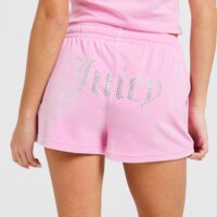 Spodenki damskie JUICY COUTURE SZORTY DIAMENTE HEART LOGO jcjdw377346 kolor różowy