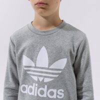 Bluza dziecięca ADIDAS BLUZA TREFOIL CREW BOY gd2709 kolor szary