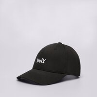 Damska  czapka z daszkiem LEVI'S CZAPKA POSTER LOGO FLEXFIT CAP d66250004 kolor czarny