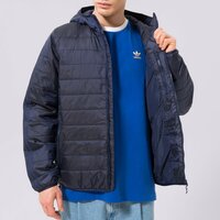 Męska kurtka zimowa ADIDAS KURTKA PUCHOWA PAD HOODED PUFF hl9210 kolor niebieski