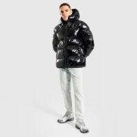 Męska kurtka zimowa ZAVETTI KURTKA PALZINO SHINE BBL BLK 4118936 kolor czarny