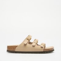 Klapki damskie BIRKENSTOCK FLORIDA LENB SANDCASTLE HEX 1029480 kolor beżowy