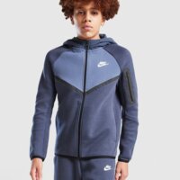 Bluza dziecięca NIKE BLUZA Z KAPTUREM B NSW TCH FLC MIX FZ io1285-437 kolor granatowy