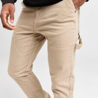 Spodnie męskie SUPPLY&DEMAND SPODNIE LANDO JN SLIM FARE BEIGE suptm17336339 kolor beżowy