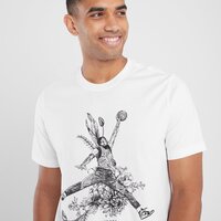 Koszulka męska T SHIRT M JORDAN SPRT JM DF SS CREW fz1928-100 kolor biały