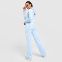 Spodnie damskie JUICY COUTURE SPODNIE SCRIPT VLR PANT BLUE jcjdw438134 kolor niebieski