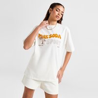 Koszulka damska PINK SODA T-SHIRT TOPEKA BF T CREAM psstw11833269 kolor beżowy