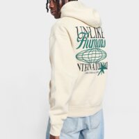 UNLIKE HUMANS BLUZA Z KAPTUREM GLOBAL HD STN-LGY SWEATSHIRT ulhtm10178360 kolor beżowy