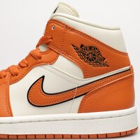 Damskie buty AIR JORDAN 1 MID SE dv1302-100 kolor pomarańczowy