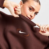 Damska bluza NIKE BLUZA NSW PHNX FLC OS CREW PRNT SW fq8815-227 kolor brązowy