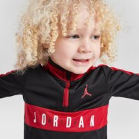 JORDAN KOMPLET POLY 1/4 ZIP ST BLK/RED B 65d805-023 kolor czarny