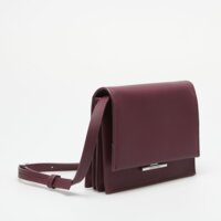 Damska torba CALVIN KLEIN TOREBKA RE-LOCK CONV SHOULDER BAG SHINY k60k612559vlp kolor bordowy