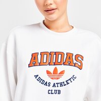 Damska bluza ADIDAS BLUZA CREW iq0898 kolor pomarańczowy