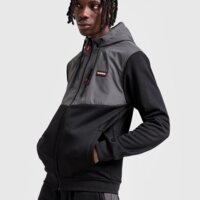 MCKENZIE BLUZA ROZPINANA Z KAPTUREM CHAOS PLY BLK mcktm16410007 kolor czarny