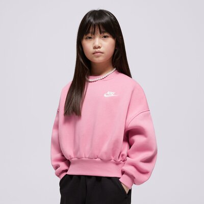 NIKE BLUZA G NSW CLUB FLC BXY CRW LBR GIRL