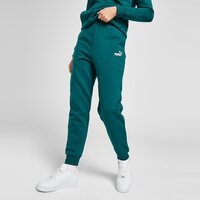 Spodnie damskie PUMA SPODNIE ESS+ EMBROIDERY HIGH-WAIST PANTS FL 67000708 kolor zielony