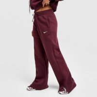 Spodnie damskie NIKE SPODNIE W NSW PHNX FLC HR WIDE LEG ih1011-652 kolor bordowy