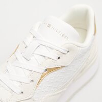 Damskie buty TOMMY HILFIGER LUX MONOGRAM RUNNER fw0fw07816ybs kolor biały