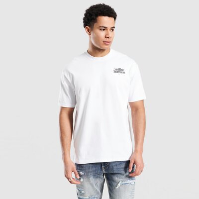 UNLIKE HUMANS T-SHIRT CRAFTED TEE WHT-WBL